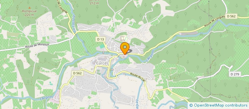 localisation de l'entreprise CERCONSULTING  CARCES