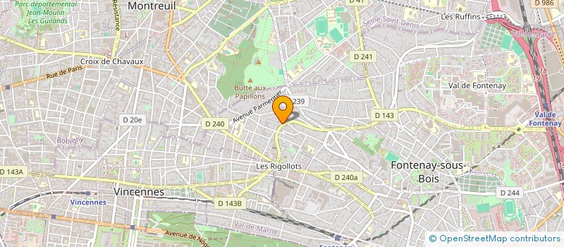 localisation de l'entreprise CERCUS  FONTENAY-SOUS-BOIS