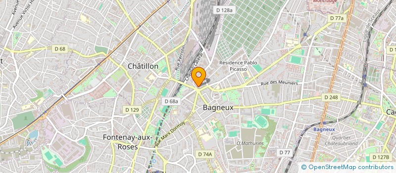 localisation de l'entreprise CERCY AUTOS à BAGNEUX
