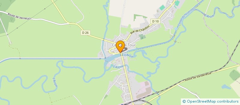 localisation de l'entreprise CERCY LA TOUR NAUTIQUE BATEAU ELECTRIQUE LES ANGES  CERCY-LA-TOUR