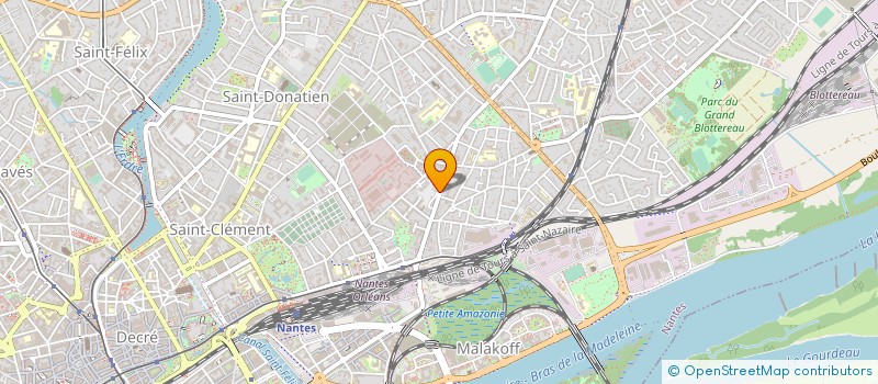 localisation de l'entreprise CERDA IMMOBILIER à NANTES
