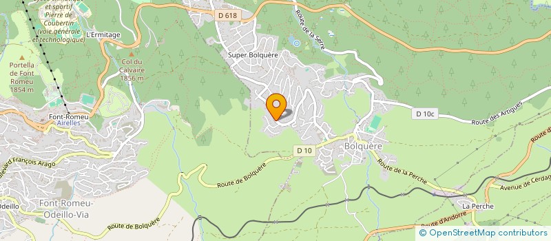 localisation de l'entreprise CERDAGNE AUTOMOBILES HISTORIQUE  BOLQUERE