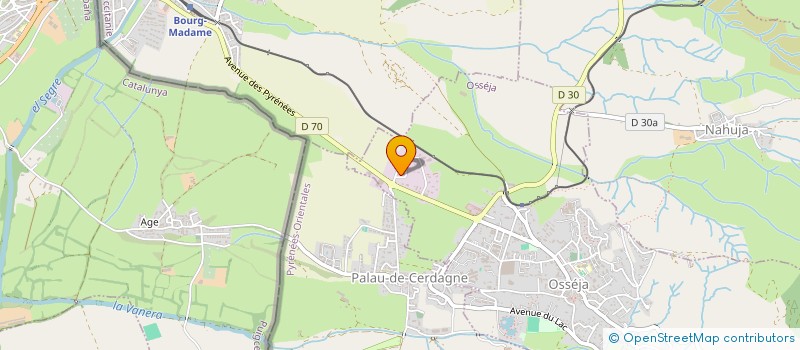 localisation de l'entreprise CERDAGNE ENVIRONNEMENT à OSSEJA