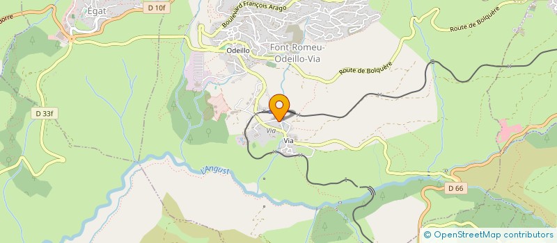 localisation de l'entreprise CERDANYA  FONT-ROMEU-ODEILLO-VIA