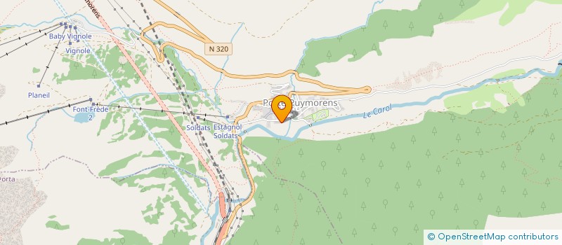 localisation de l'entreprise CERDANYA AVENTURE  PORTE-PUYMORENS