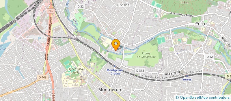 localisation de l'entreprise CERDON  CROSNE