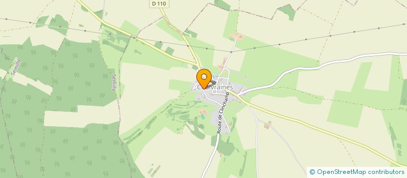 localisation de l'entreprise CERE AL & BEN à CHALVRAINES