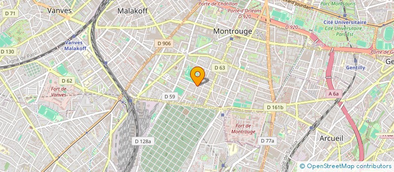 localisation de l'entreprise CEREA  MONTROUGE