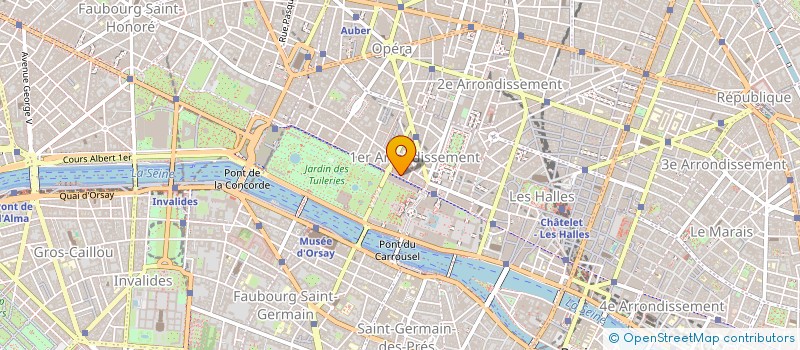 localisation de l'entreprise CEREALES ET INVESTISSEMENTS à PARIS