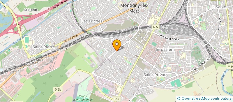 localisation de l'entreprise CEREALGA à MONTIGNY-LES-METZ
