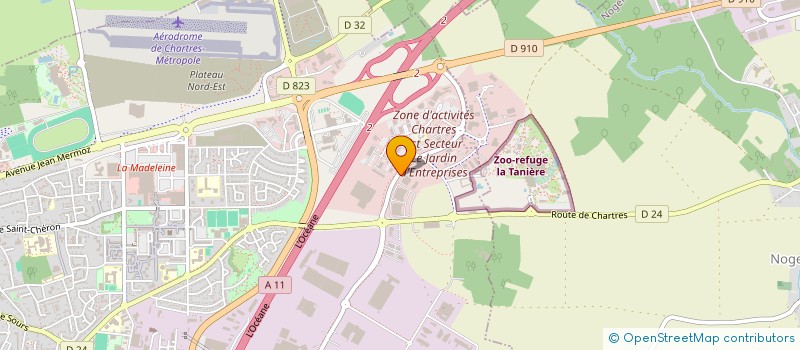 localisation de l'entreprise CEREAPRO COLLECTE à CHARTRES