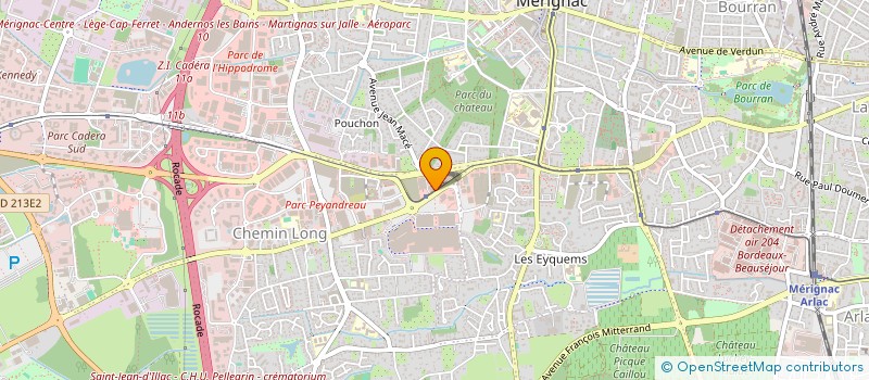 localisation de l'entreprise CEREBRA  MERIGNAC