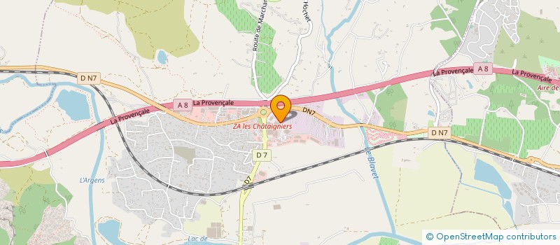 localisation de l'entreprise CEREBRIA  ROQUEBRUNE-SUR-ARGENS