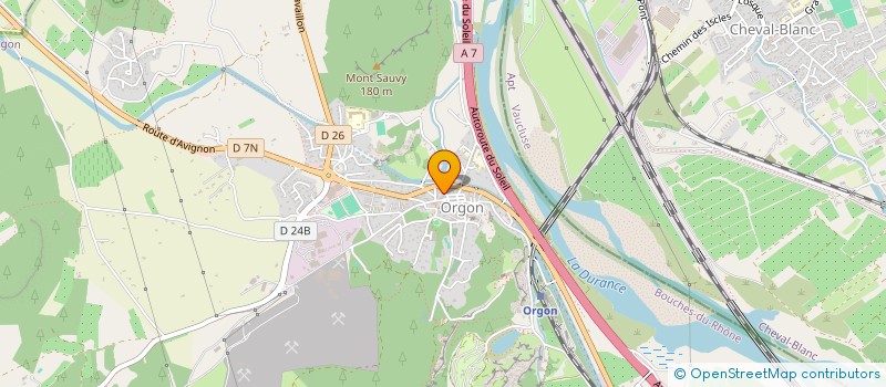 localisation de l'entreprise CEREDA SCI  MORIERES-LES-AVIGNON