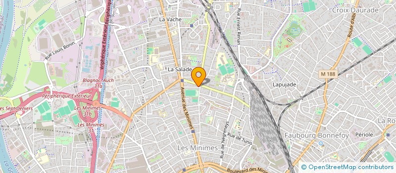 localisation de l'entreprise CEREF à TOULOUSE