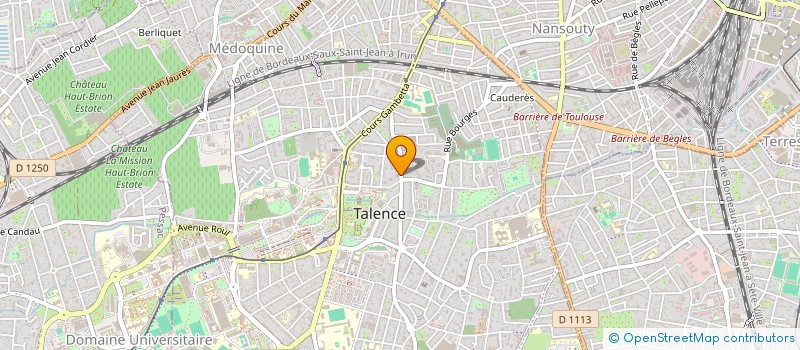 localisation de l'entreprise CERELEC à TALENCE