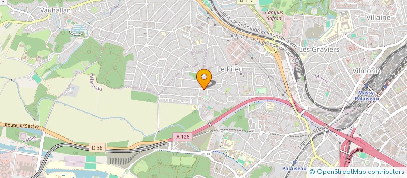 localisation de l'entreprise CEREM  PALAISEAU