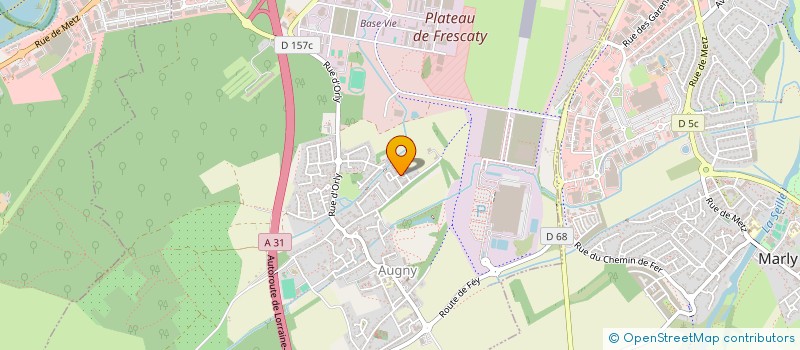 localisation de l'entreprise CEREMONIE DE A A Z  AUGNY