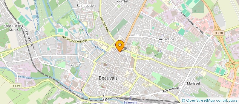 localisation de l'entreprise CEREMONIES - SERVICES  BEAUVAIS