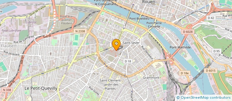 localisation de l'entreprise CERENA à ROUEN