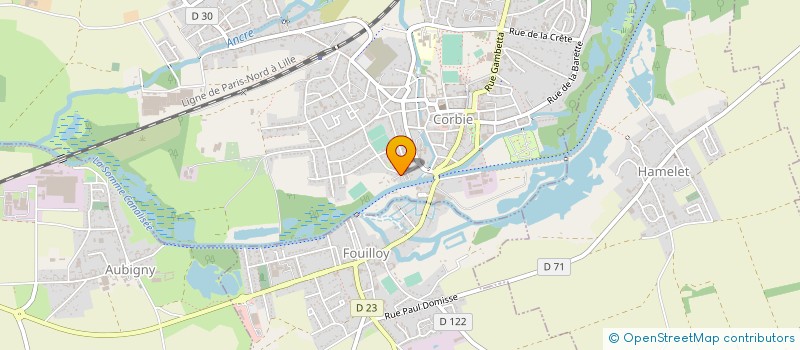 localisation de l'entreprise CERENOV à CORBIE
