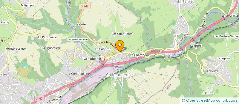 localisation de l'entreprise CERENOV à CHABANIERE