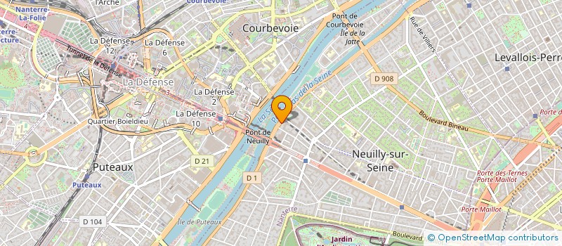 localisation de l'entreprise CEREOL TRITURATION à NEUILLY-SUR-SEINE
