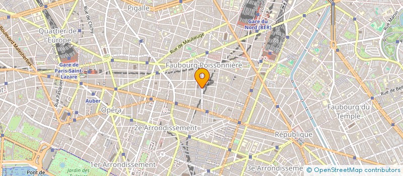 localisation de l'entreprise CEREP à PARIS