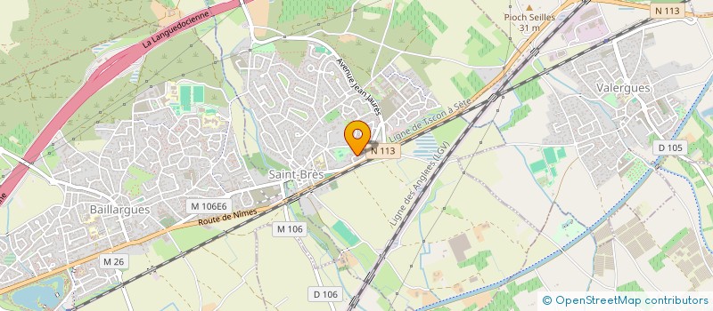 localisation de l'entreprise CERERO à SAINT-BRES