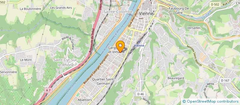localisation de l'entreprise CERES à VIENNE