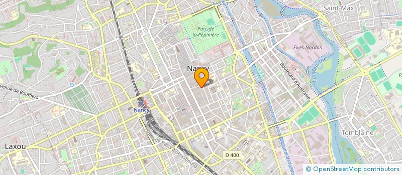 localisation de l'entreprise CERES  NANCY