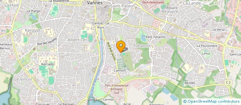 localisation de l'entreprise CERES à VANNES