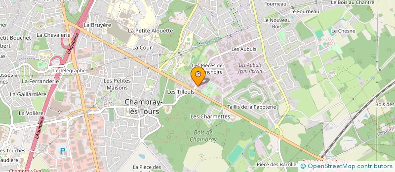 localisation de l'entreprise CERES  CHAMBRAY-LES-TOURS