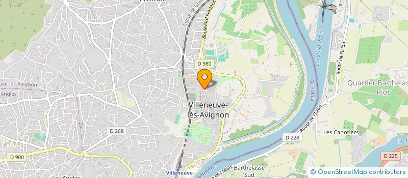localisation de l'entreprise CERES  VILLENEUVE-LES-AVIGNON
