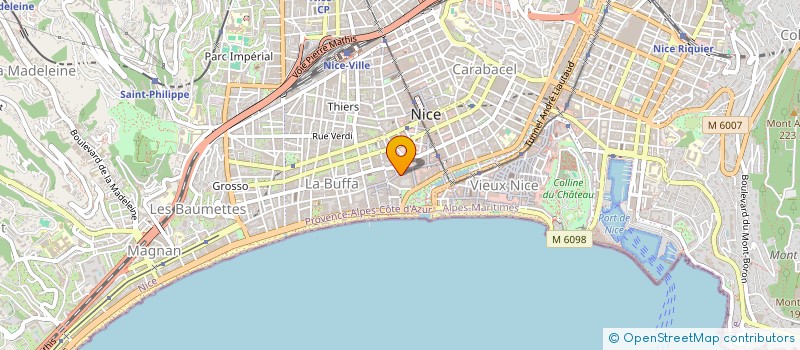 localisation de l'entreprise CERES à NICE