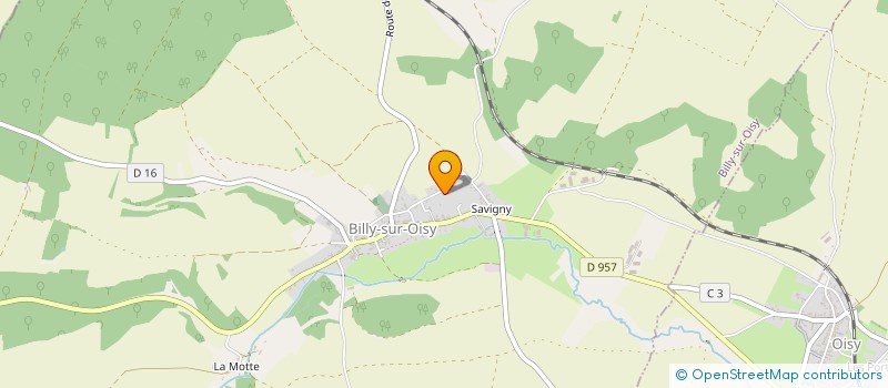 localisation de l'entreprise CERES à BILLY-SUR-OISY
