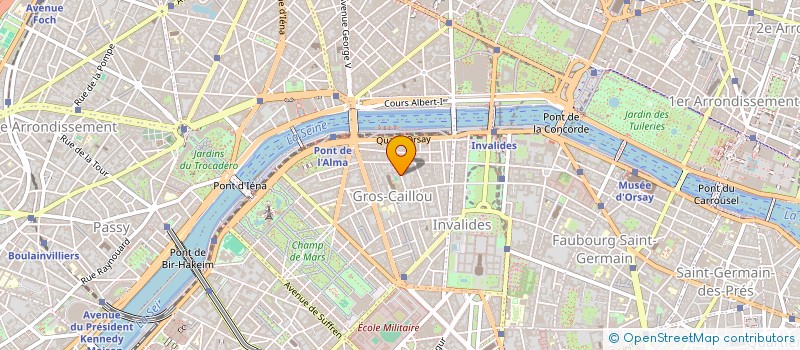 localisation de l'entreprise CERES & BACCHUS SARL  PARIS