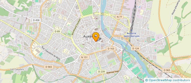 localisation de l'entreprise CERES CONSEIL PATRIMONIAL à AUXERRE