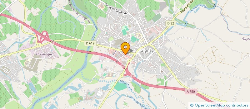 localisation de l'entreprise CERES CONSEILS à GIGNAC