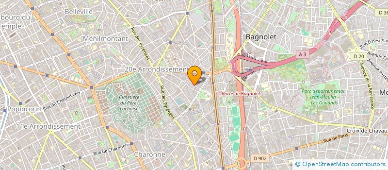 localisation de l'entreprise CERES CONSTRUCTION  PARIS