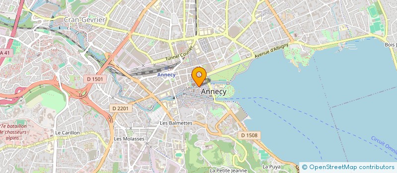 localisation de l'entreprise CERES CONSULTING à ANNECY