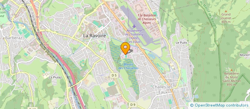 localisation de l'entreprise CERES CONTROL FRANCE  CHALLES-LES-EAUX