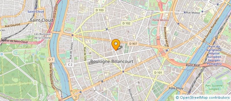 localisation de l'entreprise CERES EPICERIE FINE à BOULOGNE-BILLANCOURT