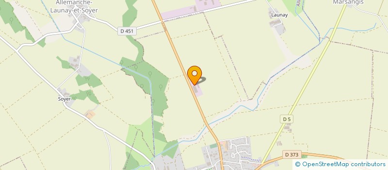 localisation de l'entreprise CERES MONTAGE  ANGLURE