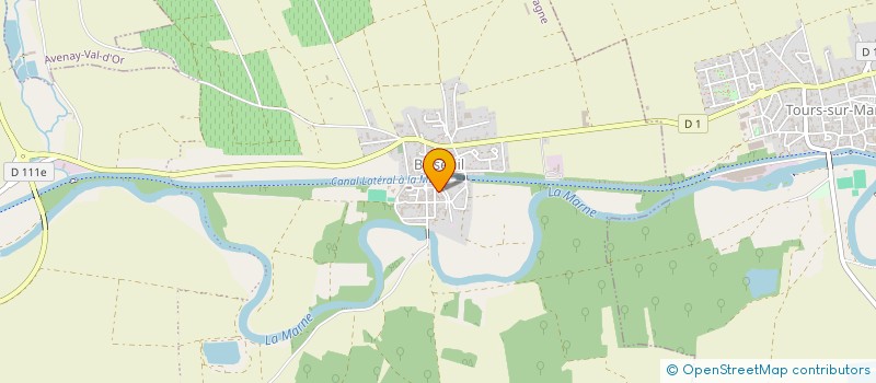localisation de l'entreprise CERESON à TOURS-SUR-MARNE