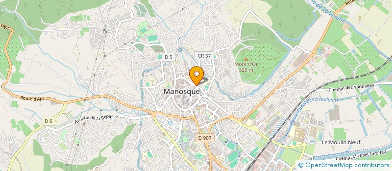 localisation de l'entreprise CERESUD à MANOSQUE