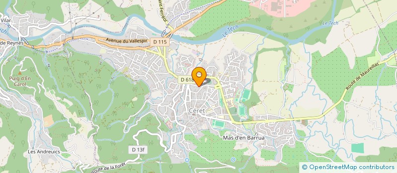 localisation de l'entreprise CERET AGIR AVANT D'OUBLIER à CERET
