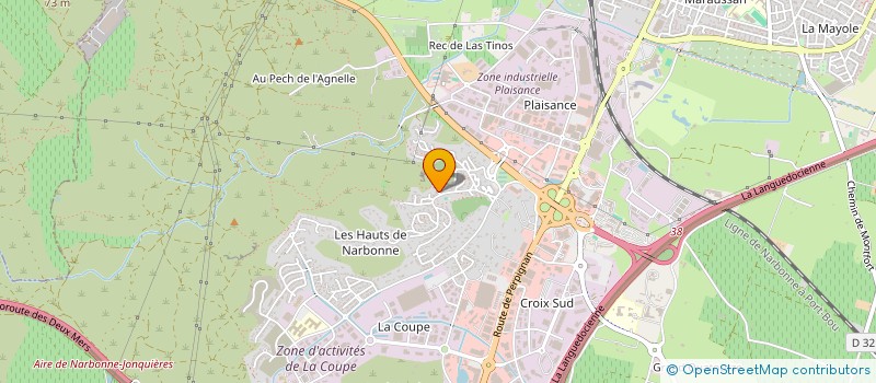 localisation de l'entreprise CERET CONSTRUCTION à NARBONNE