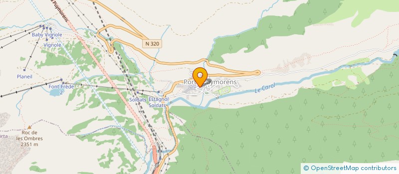 localisation de l'entreprise CERETANIAN ROAD CLUB  BOURG-MADAME