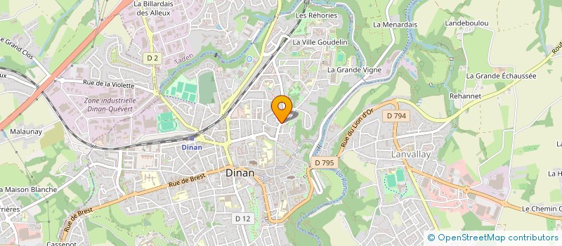 localisation de l'entreprise CERETTA RK à DINAN